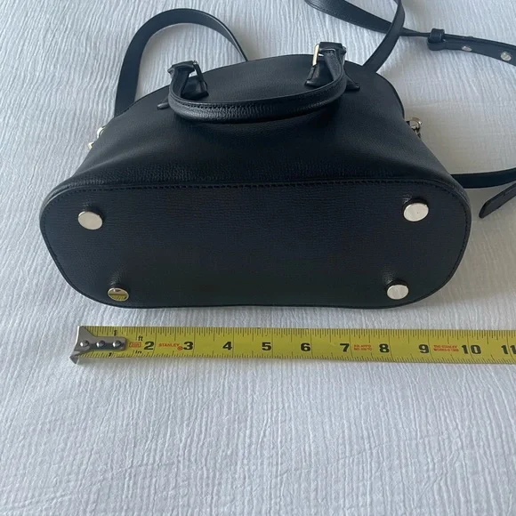 Like new! Black KATE SPADE Sylvia Dome Satchel Crossbody - Picture 10 of 14
